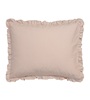 Vandyck kussensloop Pure 83 Ruffle blush 60x70