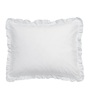 Vandyck kussensloop Pure 83 Ruffle white 40x55