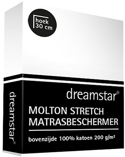Dreamstar molton stretch matrasbeschermer