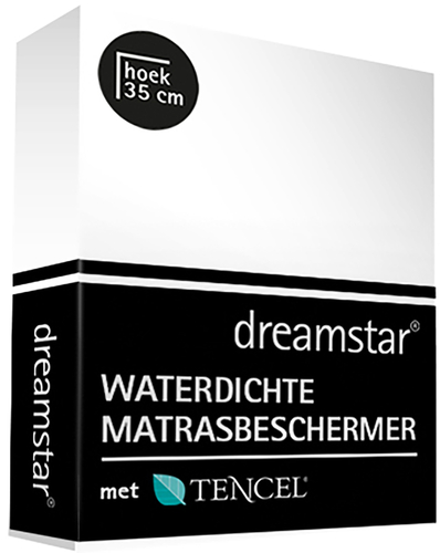 Dreamstar waterdicht matrasbeschermer met Tencel