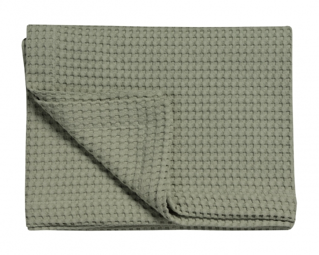 Vandyck Home wafeldeken Pique light olive
