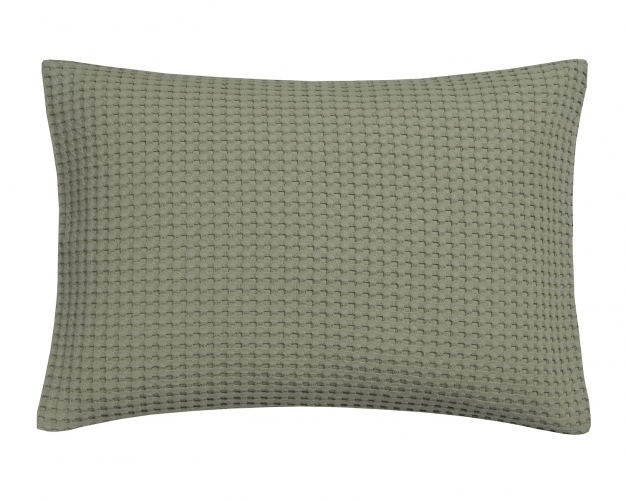 Vandyck kussensloop Pique wafel light olive 40x55 cm 
