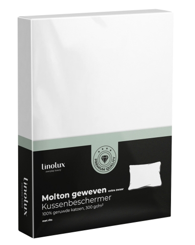 Linolux kussenbeschermer Molton met rits 