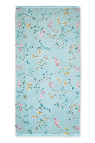 Pip Studio badgoed Les Fleurs blauw 