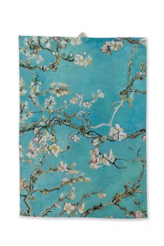 Beddinghouse x Van Gogh theedoek Blossom blue 