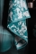 Beddinghouse x Van Gogh keukengoed Fleurir blauw detail rand 