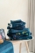 Pip Studio badgoed Les Fleurs donkerblauw sfeer