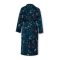 Pip Studio badjas Les Fleurs donkerblauw achterkant