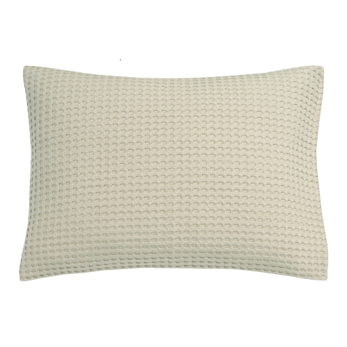 Vandyck kussensloop Pique wafel cream tan