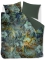 Kardol dekbedovertrek Floral Embrace blauw groen