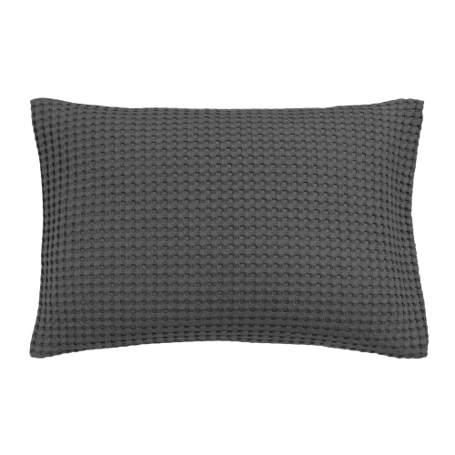 Vandyck kussensloop Pique wafel off black 40x55 cm