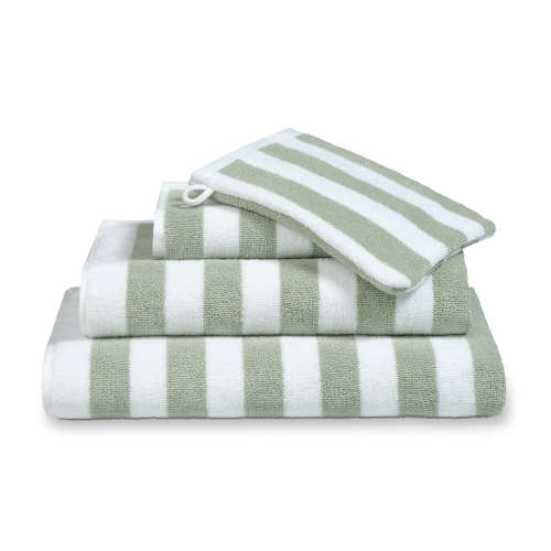 Vandyck badgoed Verona Stripes smoke green 