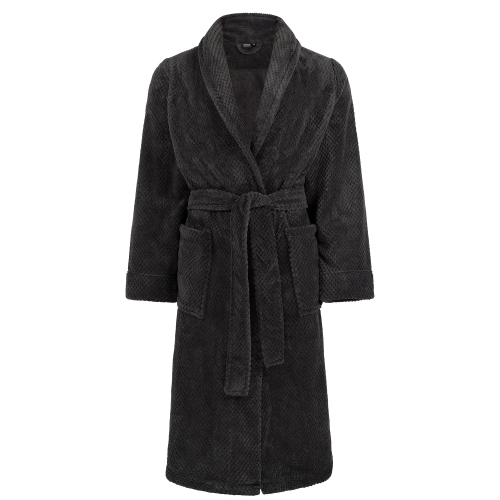 Linolux badjas Lio dark grey 