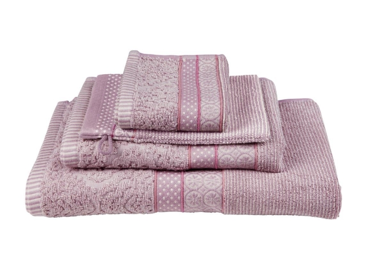 Pip Studio badgoed Soft Zellige lila 