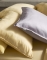 Essenza kussensloop Minte yellow straw en purple breeze detail sfeer 