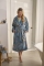 Pip Studio badjas Secret garden blauw sfeer