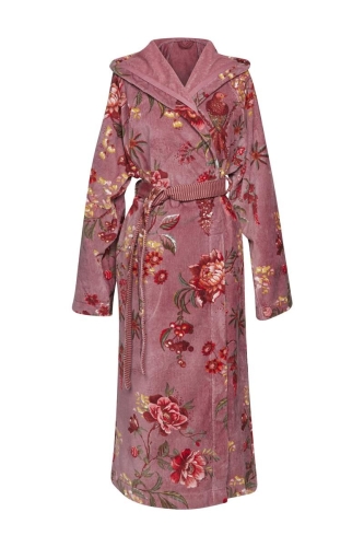 Pip Studio badjas Secret garden mauve