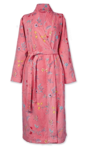 Pip Studio badjas Les Fleurs pink