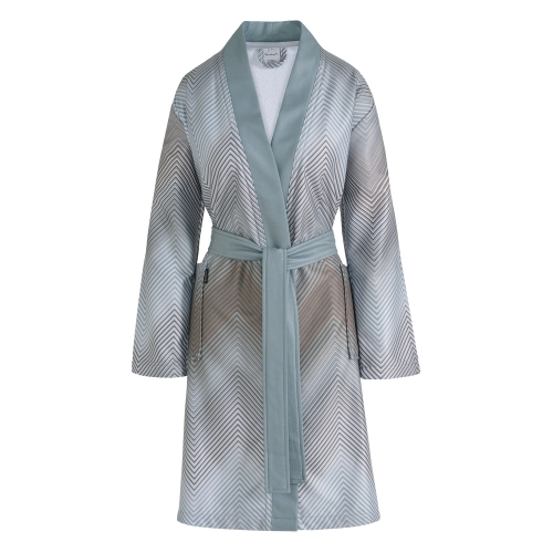 Vandyck badjas Bella mineral blue 