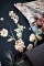 Vandyck dekbedovertrek Dark Midnight blue ink kussensloop detail 