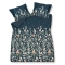 Vandyck dekbedovertrek Dark Midnight blue ink