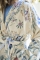 Pip Studio badjas Secret garden white detail