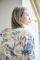 Pip Studio badjas Secret garden white detail