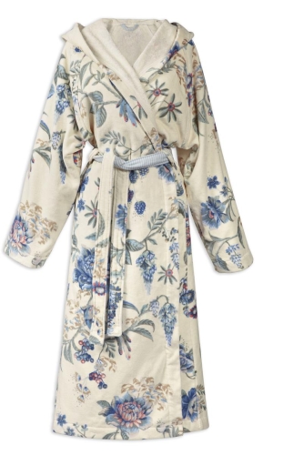 Pip Studio badjas Secret garden white 