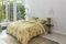 Beddinghouse dekbedovertrek Charlotte olive green sfeer 