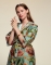 Essenza kimono lang Juliet Roselina surf green detail