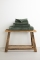 Linolux badgoed Home dark green sfeer 