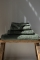 Linolux badgoed Home dark green sfeer 