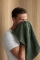 Linolux badgoed Home dark green sfeer 