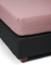 Essenza hoeslaken Minte woodrose detail hoek