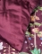 Essenza dekbedovertrek Augustina mauve wine detail 