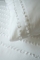 Linolux dekbedovertrek Maris wit detail