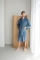 Linolux badjas Lou denim sfeer