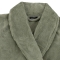 Linolux badjas Lou groen detail kraag