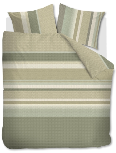 Beddinghouse dekbedovertrek Sebastian grey green
