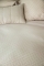 Linolux dekbedovertrek Ziggy zand detail sfeer