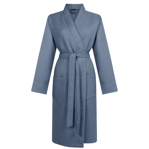 Linolux badjas Pique dark blue 