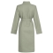 Linolux badjas Pique dark green achterkant 