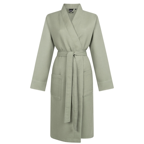 Linolux badjas Pique dark green