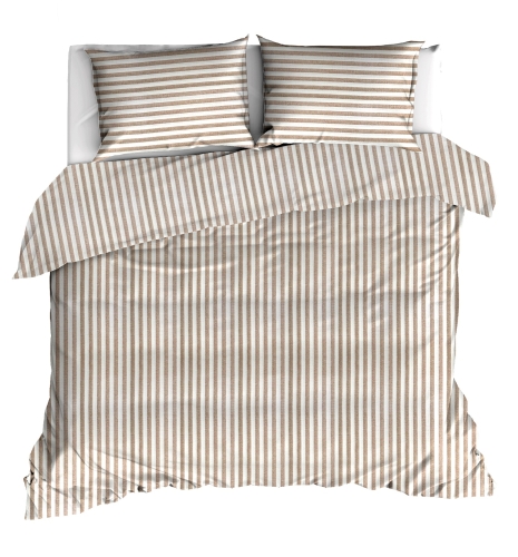 Linolux dekbedovertrek Fresh Stripe sand