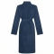 Linolux badjas Cooper blauw achterkant