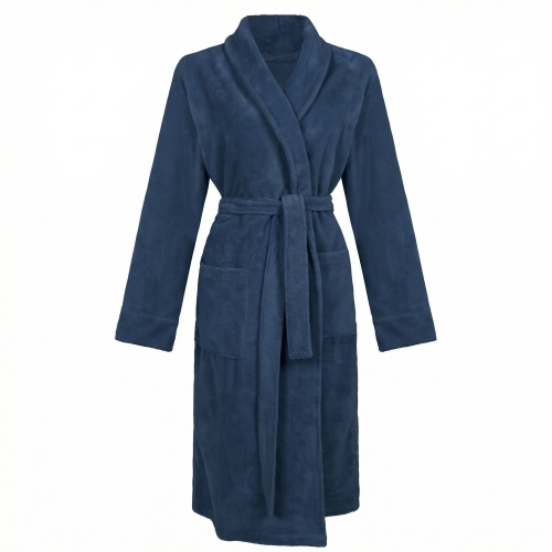 Linolux badjas Cooper blauw 