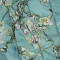 Beddinghouse x Van Gogh pannenlap Blossom blauw detail