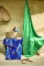 Pip Studio strandlaken Sea Dots green sfeer 