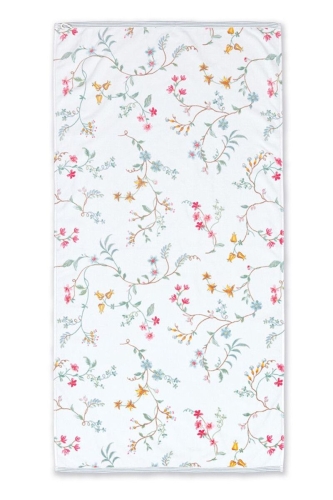 Pip Studio badgoed Les Fleurs wit