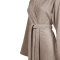 Linolux badjas Saga taupe detail